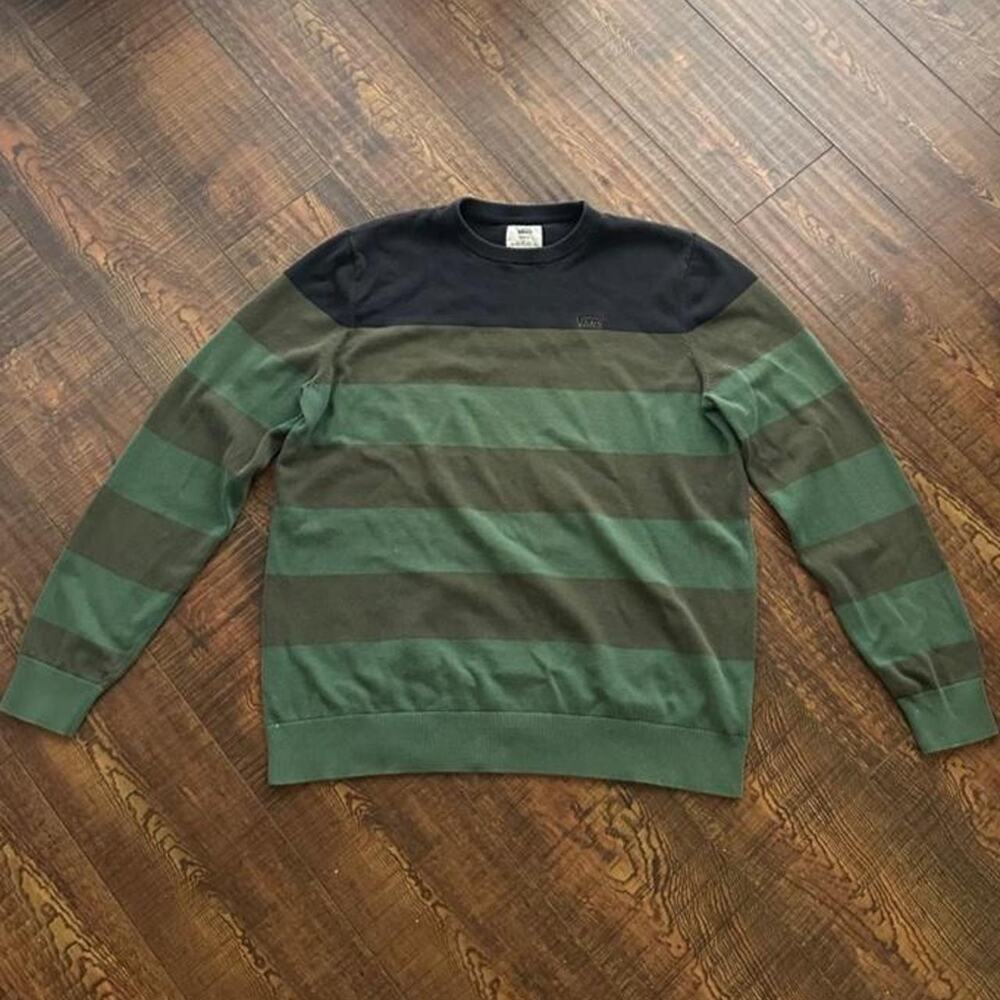 Vans tacuba stripe crew sweater